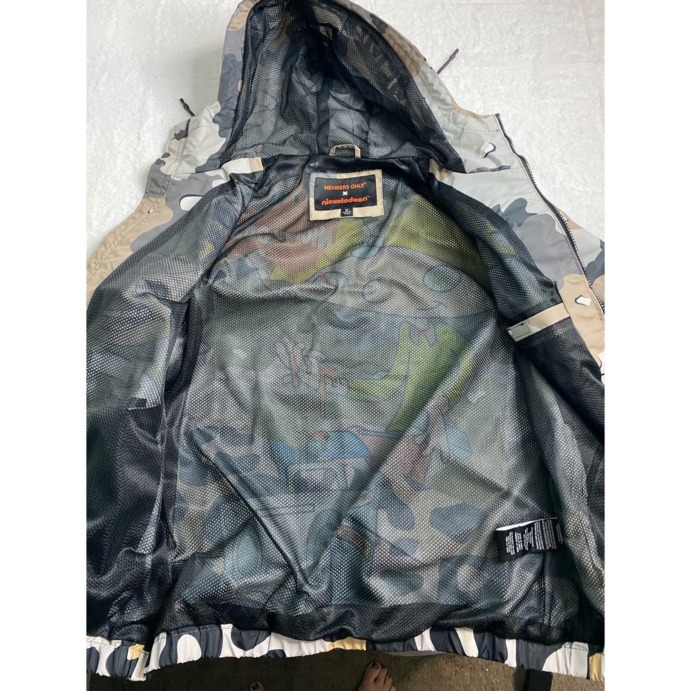 Member Only X Nickelodeon Hey Arnold Camouflage Hooded Jacket Size Large. - Picture 5 of 10